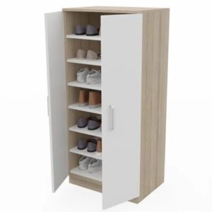 Armario zapatero 2 puertas, mueble auxiliar
