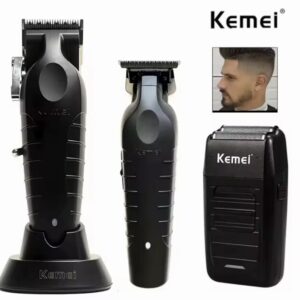 Kemei KM-2296 KM-2299 KM-1102 Kit de cortadora de pelo Afeitadora eléctrica para hombres Máquina cortadora de pelo Máquina para cortar cabello profesional