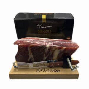 MINI JAMÓN CON TABLA Y CUCHILLO 0.90KG - 1.00KG - JAMONES PINANTE