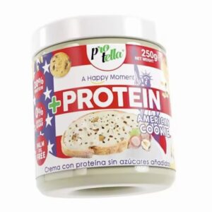 PROTELLA CREMA PROTEICA SIN AZUCARES AÑADIDOS SABOR AMERICAN COOKIE 250 GR